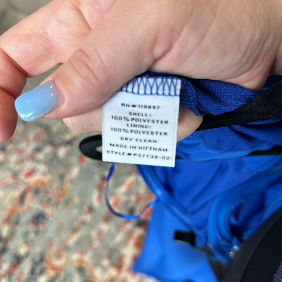 19 Cooper Strapless Blue Jumpsuit - Picture 7 of 7